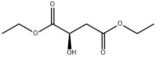 D-(+)-りんご酸ジエチル 化学構造式