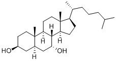 7alpha-Hydroxycholestanol Structure