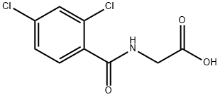 (2,4-DICHLORO-BENZOYLAMINO)-ACETIC ACID Structure