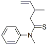 4-Pentenethioamide,  N,3-dimethyl-N-phenyl- 结构式