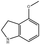 4-Methoxy-2,3-dihydro-1H-indole Struktur
