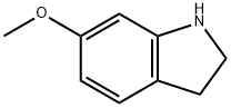 6-METHOXY-2,3-DIHYDRO-1H-INDOLE Struktur