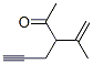 5-Hexyn-2-one, 3-(1-methylethenyl)- (9CI) Structure