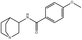 Benzamide, N-1-azabicyclo[2.2.2]oct-3-yl-4-methoxy- (9CI) Structure