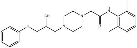 Desmethyl Ranolazine Struktur