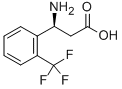 (S)-3-氨基-3-(2-三氟甲基苯基)丙酸,755749-11-2,结构式