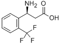 (S)-3-AMINO-3-(2-TRIFLUOROMETHYL-PHENYL)-PROPIONIC ACID Structure