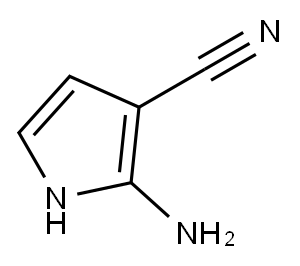 2-AMINO-1H-PYRROLE-3-CARBONITRILE Structure