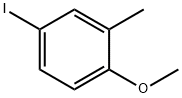4-ヨ-ド-2-メチルアニソ-ル 化学構造式