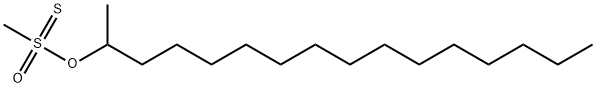 メタンチオスルホン酸S-ヘキサデシル 化学構造式