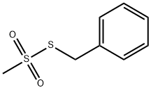 メタンチオスルホン酸ベンジル 化学構造式