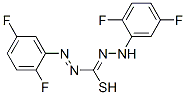 1,5-Bis(2,5-difluorophenyl)-3-mercaptoformazan Structure