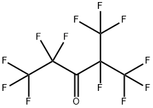 Perfluoro(2-methyl-3-pentanone) Structure