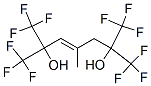 (E)-1,1,1,7,7,7-hexafluoro-4-methyl-2,6-bis(trifluoromethyl)hept-3-ene -2,6-diol 结构式