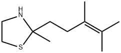 Thiazolidine, 2-(3,4-dimethyl-3-pentenyl)-2-methyl- Structure
