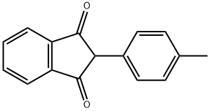 2-(对甲苯基)-1H-茚-1,3(2H)-二酮, 7561-48-0, 结构式