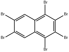 75625-24-0 1,2,3,4,6,7-hexabromonaphthalene