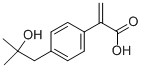 2-[p-(2-Methyl-2-hydroxypropyl)phenyl]propenoic Acid, 75626-01-6, 结构式