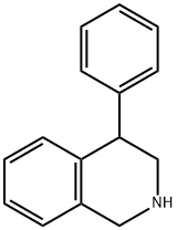 4-フェニル-1,2,3,4-テトラヒドロイソキノリン, HCL 化学構造式