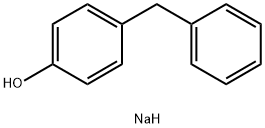 sodium p-benzylphenolate Struktur
