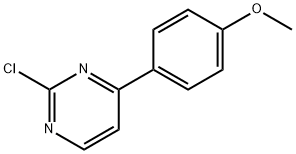 2-Chloro-4-(4-methoxyphenyl)pyrimidine Structure