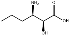 (2S,3R)-3-氨基-2-羟基己酸, 75638-59-4, 结构式
