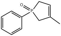 1-フェニル-3-メチル-2,5-ジヒドロ-1H-ホスホール1-オキシド 化学構造式