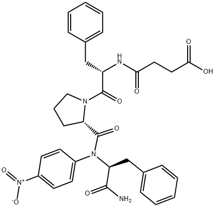 SUC-PHE-PRO-PHE-PNA 结构式