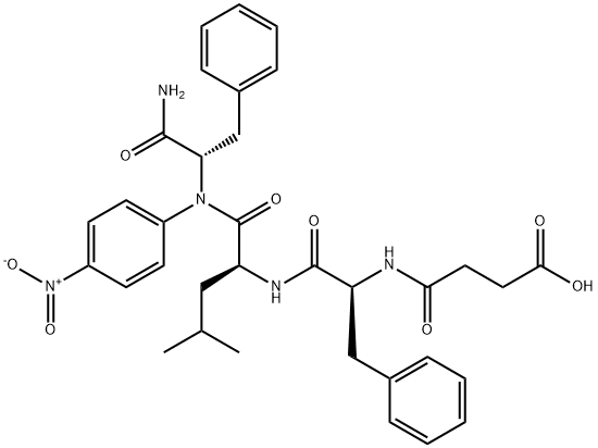 SUC-PHE-LEU-PHE-PNA Structure