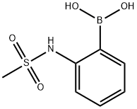 2-甲磺酰氨基苯硼酸, 756520-78-2, 结构式