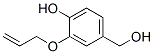 Benzenemethanol, 4-hydroxy-3-(2-propenyloxy)- (9CI) Structure