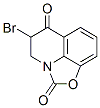 2H,6H-Oxazolo[5,4,3-ij]quinoline-2,6-dione,  5-bromo-4,5-dihydro-  (9CI) Structure