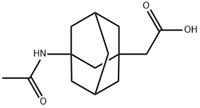 3-ACETYLAMINO-1-ADAMANTANE ACETIC ACID Struktur