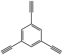 1,3,5-トリエチニルベンゼン 化学構造式