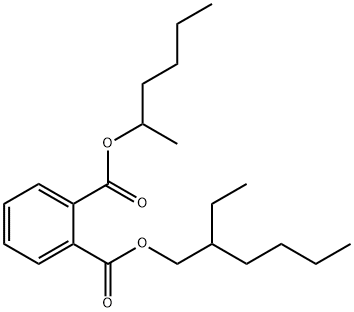 邻苯二甲酸己基-2-乙基己酯,75673-16-4,结构式