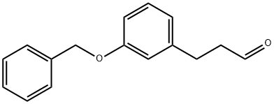 Benzenepropanal, 3-(phenylMethoxy)- Structure