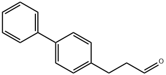 3-(ビフェニル-4-イル)プロパナール 化学構造式