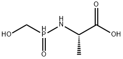 L-Alanine, N-(hydroxymethylphosphinyl)- (9CI)|