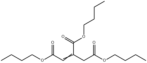 1-プロペン-1,2,3-トリカルボン酸トリブチル 化学構造式