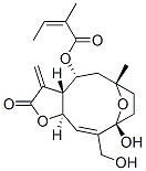 (Z)-2-Methyl-2-butenoic acid [(3aR,4R,6S,9R,10Z,11aR)-2,3,3a,4,5,6,7,8,9,11a-decahydro-9-hydroxy-10-hydroxymethyl-6-methyl-3-methylene-2-oxo-6,9-epoxycyclodeca[b]furan-4-yl] ester|