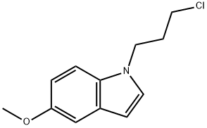 1-(3-chloropropyl)-5-methoxy-1H-indole,756820-10-7,结构式