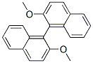 (R)-(+)-2,2'-DIMETHOXY-1,1'-BINAPHTHYL 化学構造式