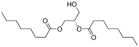 2-O,3-O-ジオクタノイル-L-グリセロール 化学構造式