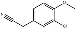 3-CHLORO-4-METHOXYBENZENEACETONITRILE Structure