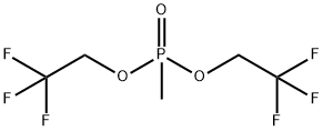 双(2,2,2-三氟乙基)甲基磷酸酯 结构式