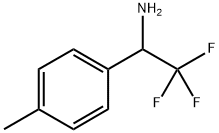 2,2,2-三氟-1-(4-甲基苯基)乙胺 结构式