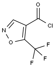 4-Isoxazolecarbonyl chloride, 5-(trifluoromethyl)- (9CI) Structure