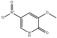 3-甲氧基-5-硝基吡啶-2-醇, 75710-99-5, 结构式