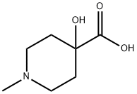 4-Piperidinecarboxylic acid, 4-hydroxy-1-methyl- (9CI) Structure