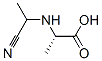 L-Alanine, N-(1-cyanoethyl)- (9CI) Struktur